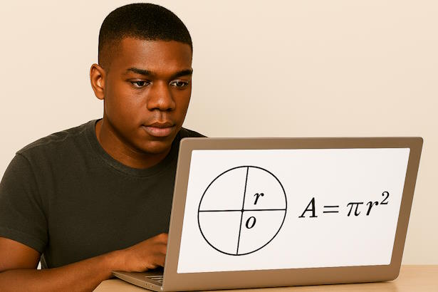 Circle diagram with chords and angles labeled