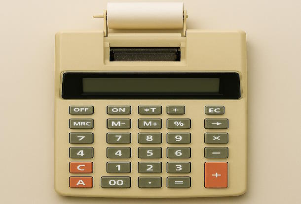 Calculator and measurement tools for maths